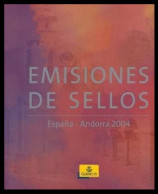 Libro Album Oficial De Sellos España Y Andorra Año Completo 2004 - Republikanische Ausgaben