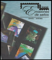 Libro Album Oficial De Sellos España Y Andorra Año Completo 2005 - Emissioni Repubblicane