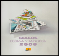 Libro Album Oficial De Sellos España Y Andorra Año Completo 2006 - Republikanische Ausgaben