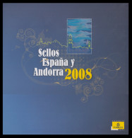 Libro Album Oficial De Sellos España Y Andorra 2008 - Emissioni Repubblicane