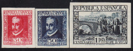 España Spain 691/93s 1935 Lope De Vega Sin Dentar MH - Sonstige & Ohne Zuordnung