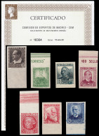 España Spain  681/88s 1934 Sin Dentar Personajes MNH - Andere & Zonder Classificatie