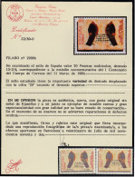 España Spain Variedad 2998b 1989 I Cent. Cuerpo De Correos Uniformes MHN - Autres & Non Classés