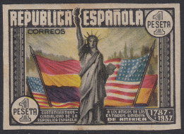 España Spain 763s 1938 Aniversario Constitución EEUU MH - Autres & Non Classés