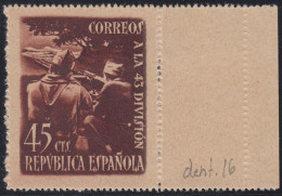 España Spain Variedad 788d 1938 Variedad Dentado 16 MNH - Other & Unclassified