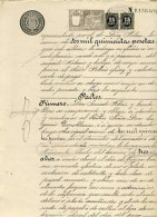 España Spain Variedad 238 1898 Pareja Papel Sellado Notarial Fiscal - Andere & Zonder Classificatie