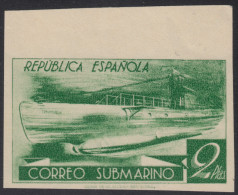 España Spain Variedad 776cccs 1938 Submarino Sin Dentar MNH - Autres & Non Classés