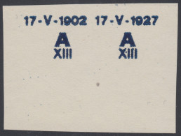 España Spain Variedad 370 (363/72) 1927 Improntas Alfonso XIII - Altri & Non Classificati