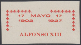 España Spain Variedad 368 (363/72) 1927 Improntas Alfonso XIII - Other & Unclassified