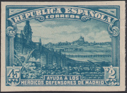 España Spain 757s 1938 Defensa De Madrid Sin Dentar MNH - Otros & Sin Clasificación