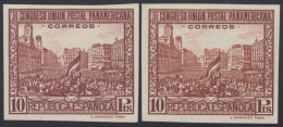 España Spain Variedad 613s/613ccs 1931 SD Y Cambio De Color 170€ - Sonstige & Ohne Zuordnung