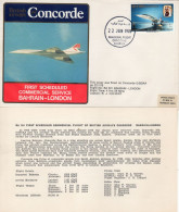 Bahrain-London 1976 Concorde "British Airways" Cacheted Cover. - Concorde