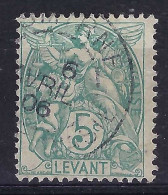 FRANCE Levant Ca.1906: Le Y&T 13 Obl. CAD "Smyrne" - Usati