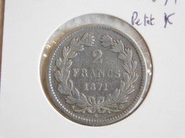 France 2 Francs 1871 K 2 Francs CÉRÈS, SANS LÉGENDE (756) - 2 Francs