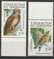 Uzbekistan 1993, Postfris MNH, Birds - Ouzbékistan