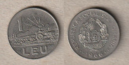 02483) Rumänien, 1 Leu 1966 - Rumänien