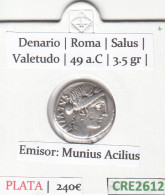 CRE2612 MONEDA ROMA DENARIO VER DESCRIPCION EN FOTO - Otros & Sin Clasificación