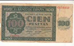 CRBS1131 BILLETE ESPAÑA 100 PESETAS 1936 USADO - Altri & Non Classificati