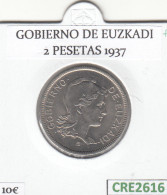 CRE2616 MONEDA ESPAÑA EUZKADI 2 PESETAS 1937  - Autres – Océanie
