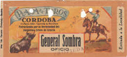 CRBL0108 ENTREDA DE TOROS 1958 CORDOBA - Other - Oceania