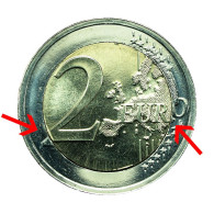 Error Lithuania Coin 2 Euro 2018 Bimetallic Song & Dance Celebration Rare 01650 - Lithuania