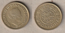 02484) Dänemark, 20 Kronen 1990 - Dinamarca