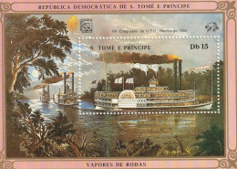 Sao Tome Et Principe - BLOC N°151 ** (1984) Bateaux - Sao Tome Et Principe