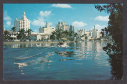 115006/ MIAMI BEACH, Hotel Row And Indian Creek - Miami Beach