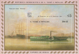 Sao Tome Et Principe - BLOC N°152 ** (1984) Bateaux - Sao Tome Et Principe