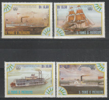 Sao Tome Et Principe - N°810/3 ** (1980) Organisation Maritime : Bateaux - Sao Tome Et Principe