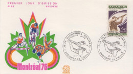 Andorra Stamp On FDC - Tiro (armas)