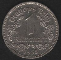 DEUTSCHES REICH - 1 REICHSMARK 1935A - 1 Mark & 1 Reichsmark