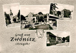 73031650 Zwoenitz Neumarkt Rathaus Markt Strasse Der Befreiung Zwoenitz - Zwönitz