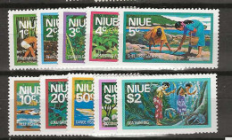 1976 MNH Niue Mi 156-65 - Niue