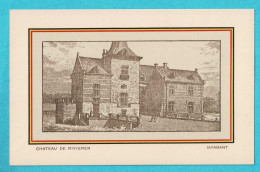 * Ganshoren (Brussel - Bruxelles) * Chateau De Rivieren, Kasteel, Schloss, Castle, Brabant, Old, Rare, TOP - Ganshoren