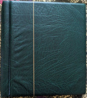 Leuchtturm DP Reliure France Vert + étui + 48 Feuilles Panachées 1,4,6,8 Bandes + Page De Garde France. - Raccoglitori Con Fogli D'album