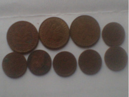 1 Pfennig 1X 1948 5X93  3X1950 10 Pfennig 1X 50  1X72 Et 1X 90 - Autres & Non Classés