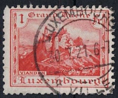 Luxemburg - Schloss Vianden (MiNr: 134) 1921 - Gest Used Obl - Usados