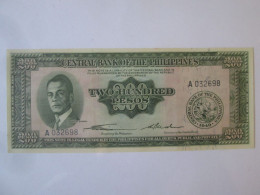 Philippines 200 Pesos 1949 UNC Banknote,see Pictures - Philippinen