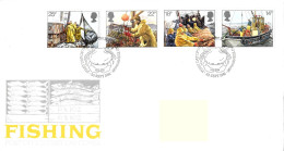 1981 Fishing Addressed FDC Tt - 1981-1990 Em. Décimales