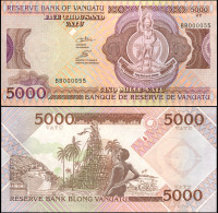 VANUATU 5000 VATU - ND (2006) - Paper Unc - P.15a Banknote - Vanuatu