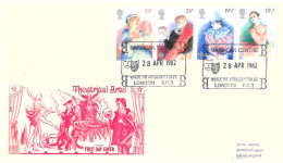 1982 Theatre (3) Addressed FDC Tt - 1981-1990 Em. Décimales