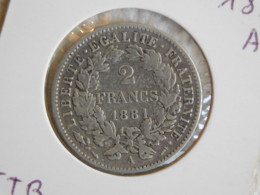 France 2 Francs 1881 A CÉRÈS, AVEC LÉGENDE (763) - 2 Francs