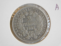 France 2 Francs 1887 A CÉRÈS, AVEC LÉGENDE (764) - 2 Francs