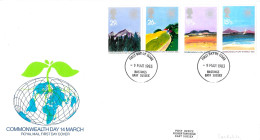 1983 Commonwealth Day Addressed FDC Tt - 1981-90 Ediciones Decimales