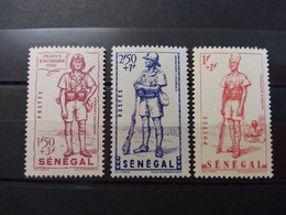 SENEGAL 1941 N° 170/172 * Neufs  Défense De L' Empire Soldats Infanterie Tirailleur - Unused Stamps