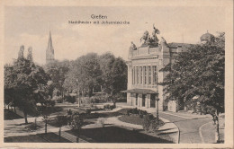 6300 GIESSEN, Stadttheater Mit Johanniskirche, Verlag Elsoffer - Giessen