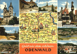 72534496 Odenwald Michelstadt Rathaus Abteikirche Bad Koenig Erbach Schloss  Ode - Te Identificeren