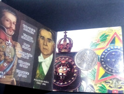 Brazil 1972, V Rare Folder Of The 1 CRUZEIRO, KM# 582, The Second Centenary Independent Anniv. UNC, Gomaa - Brasilien