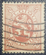 Belgium 70C Lion 1929 Used Stamp - Other & Unclassified